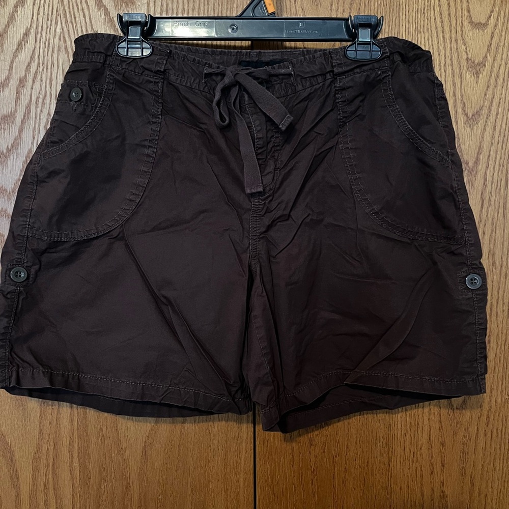 Women’s Dark Brown Casual Shorts
